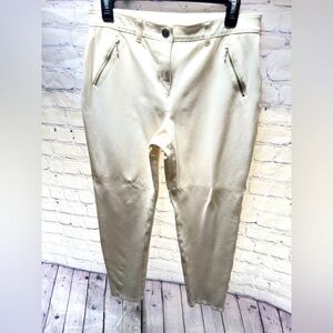 Chicos So Slimming Stretch Zip Pocket Pant Women’s SZ 0.5/Small in White